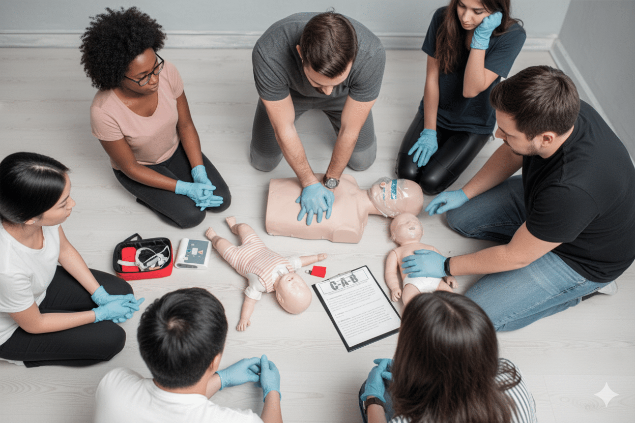 EMSA Pediatric CPR for Daycare workers and bus drivers