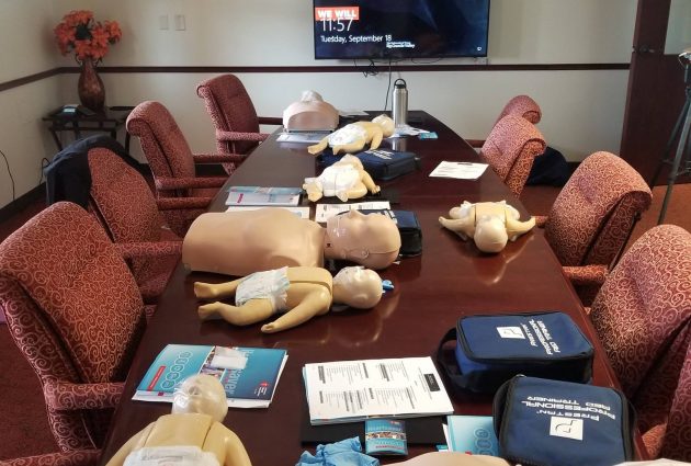 Private first aid CPR Class